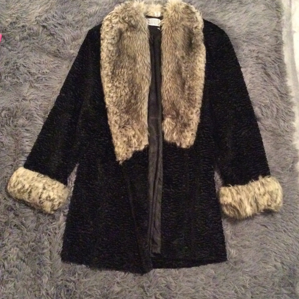 Silverado faux fur edge coat S